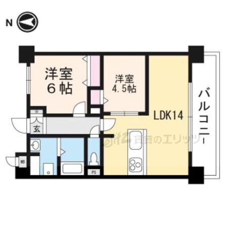 ソシア千里丘の物件間取画像